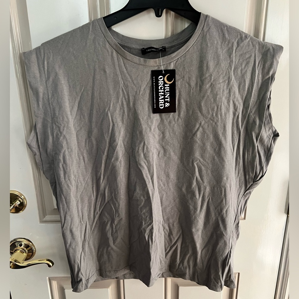 Gray Women's Muscle Tank